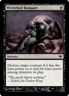 [056]【EN】【FOIL】惨めな食事/Wretched Banquet【CON】[C][黒]