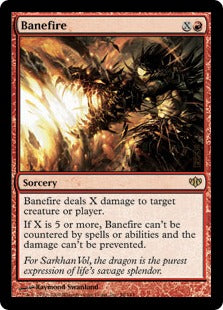 [058]【EN】【FOIL】苦悩火/Banefire【CON】[R][赤]
