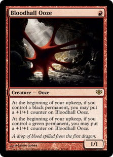 [059]【EN】血の間の軟泥/Bloodhall Ooze【CON】[R][赤]
