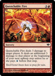 [070]【EN】消しえる火/Quenchable Fire【CON】[C][赤]