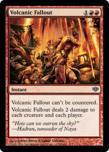 [074]【EN】【FOIL】火山の流弾/Volcanic Fallout【CON】[U][赤]