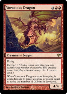 [075]【EN】【FOIL】大食のドラゴン/Voracious Dragon【CON】[R][赤]
