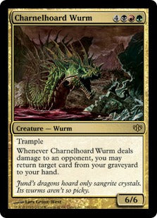 [100]【EN】【FOIL】納骨蔵のワーム/Charnelhoard Wurm【CON】[R][多色]