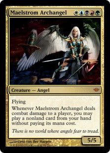[115]【EN】【FOIL】大渦の大天使/Maelstrom Archangel【CON】[M][多色]