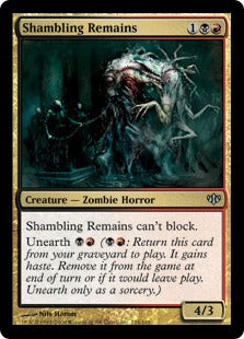 [124]【EN】【FOIL】よろめく死体/Shambling Remains【CON】[U][多色]
