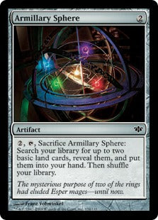[134]【EN】【FOIL】天球儀/Armillary Sphere【CON】[C][茶]