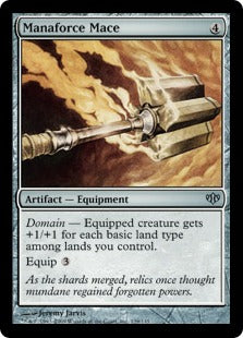 [139]【EN】【FOIL】マナ力の鎚鉾/Manaforce Mace【CON】[U][茶]