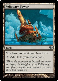 [143]【EN】【FOIL】聖遺の塔/Reliquary Tower【CON】[U][土地]