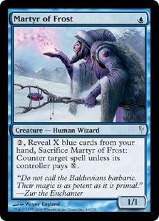 [040]【EN】【FOIL】霜の殉教者/Martyr of Frost【CSP】[C][青]