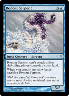 [045]【EN】【FOIL】ロノムの海蛇/Ronom Serpent【CSP】[C][青]