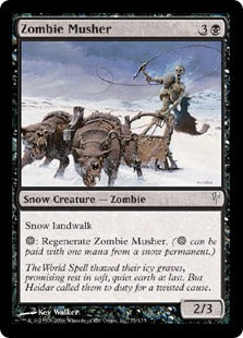 [075]【EN】【FOIL】ゾンビの犬ぞり乗り/Zombie Musher【CSP】[C][黒]