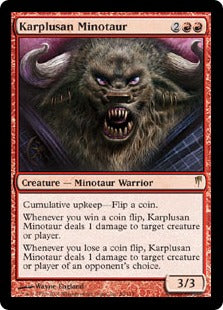 [086]【EN】【FOIL】カープルーザンのミノタウルス/Karplusan Minotaur【CSP】[R][赤]