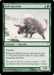 [107]【EN】雄オーロクス/Bull Aurochs【CSP】[C][緑]