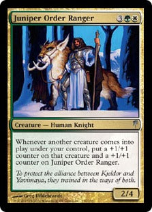 [130]【EN】【FOIL】柏槙教団のレインジャー/Juniper Order Ranger【CSP】[U][多色]