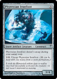 [139]【EN】【FOIL】ファイレクシアの鉄足/Phyrexian Ironfoot【CSP】[U][茶]