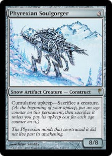 [141]【EN】【FOIL】ファイレクシアの魂喰らい/Phyrexian Soulgorger【CSP】[R][茶]