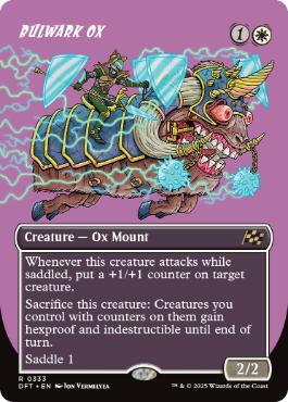 [333]【EN】■ボーダーレス■防壁の雄牛/Bulwark Ox【DFT】[R][白]