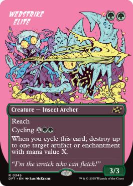 [345]【EN】■ボーダーレス■網撃の精鋭/Webstrike Elite【DFT】[R][緑]