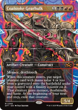 [349]【EN】■ボーダーレス■焚炭の機械巨人/Coalstoke Gearhulk【DFT】[M][多色]