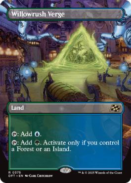 [375]【EN】■ボーダーレス■ウィローラッシュの境界/Willowrush Verge【DFT】[R][土地]