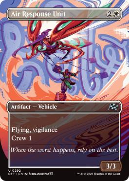 [292]【EN】【FOIL】■ボーダーレス■飛空救急機/Air Response Unit【DFT】[U][白]