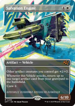 [295]【EN】【FOIL】■ボーダーレス■救出エンジン/Salvation Engine【DFT】[M][白]