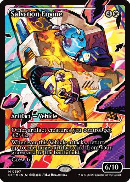 [397]【EN】【FOIL】■ショーケース■救出エンジン/Salvation Engine【DFT】[M][白]