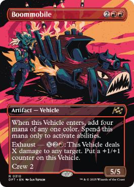 [310]【EN】【FOIL】■ボーダーレス■爆弾車/Boommobile【DFT】[R][赤]