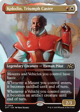 [364]【EN】【FOIL】■ボーダーレス■勝利術士、コロディン/Kolodin, Triumph Caster【DFT】[R][多色]