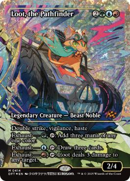 [414]【EN】【フラクチャーFOIL】■ショーケース■開拓者、おたから/Loot, the Pathfinder【DFT】[M][多色]