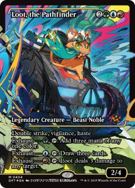[404]【EN】【FOIL】■ショーケース■開拓者、おたから/Loot, the Pathfinder【DFT】[M][多色]