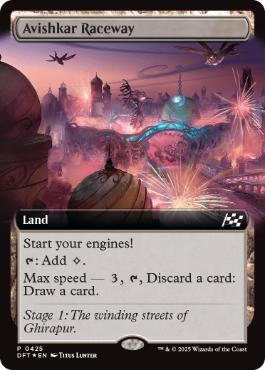 [425]【EN】【FOIL】■PROMO■アヴィシュカー・サーキット/Avishkar Raceway【DFT】[C][土地]