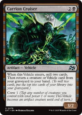 [078]【EN】屍肉戦闘車/Carrion Cruiser【DFT】[U][黒]