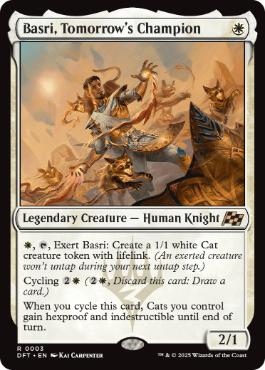 [003]【EN】【FOIL】未来の優勝者、バスリ/Basri, Tomorrow's Champion【DFT】[R][白]