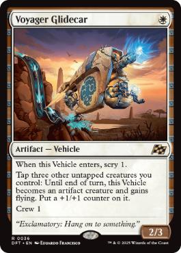 [036]【EN】【FOIL】ボヤージャーの滑空車/Voyager Glidecar【DFT】[R][白]