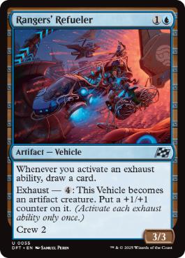 [055]【EN】【FOIL】レインジャーズの給油機/Rangers' Refueler【DFT】[U][青]