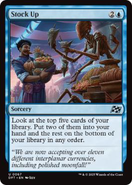 [067]【EN】【FOIL】食糧補充/Stock Up【DFT】[U][青]