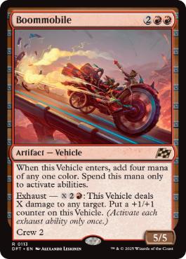 [113]【EN】【FOIL】爆弾車/Boommobile【DFT】[R][赤]