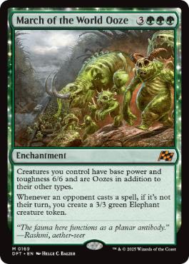 [169]【EN】【FOIL】世界軟泥の進撃/March of the World Ooze【DFT】[M][緑]
