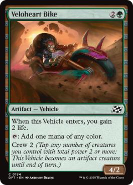 [184]【EN】【FOIL】輪心のバイク/Veloheart Bike【DFT】[C][緑]