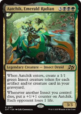 [187]【EN】【FOIL】翠色のラジアン、アーチック/Aatchik, Emerald Radian【DFT】[R][多色]