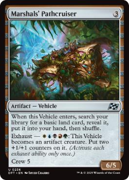 [236]【EN】【FOIL】マーシャルの路航車/Marshals' Pathcruiser【DFT】[U][茶]