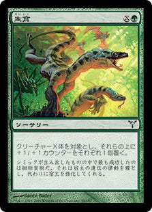 [098]【JP】【FOIL】生育/Thrive【DIS】[C][緑]