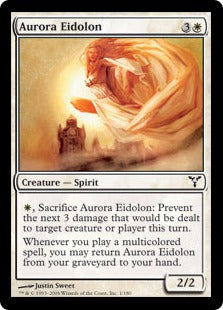 [001]【EN】【FOIL】極光の幻霊/Aurora Eidolon【DIS】[C][白]