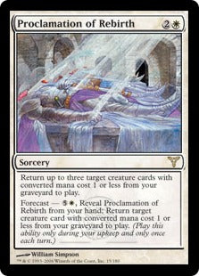 [015]【EN】再誕の宣言/Proclamation of Rebirth【DIS】[R][白]