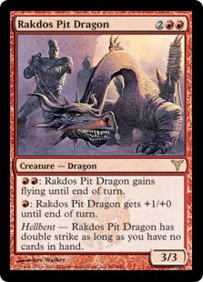 [069]【EN】ラクドスの地獄ドラゴン/Rakdos Pit Dragon【DIS】[R][赤]