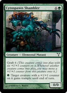 [082]【EN】【FOIL】細胞卵のシャンブラー/Cytospawn Shambler【DIS】[C][緑]