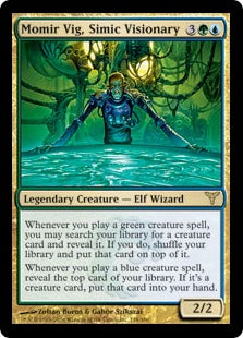 [123]【EN】【FOIL】シミックの幻想家、モミール・ヴィグ/Momir Vig, Simic Visionary【DIS】[R][多色]