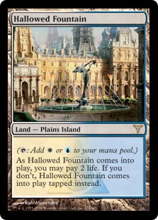 [174]【EN】【FOIL】神聖なる泉/Hallowed Fountain【DIS】[R][土地]