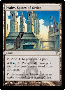 [177]【EN】【FOIL】秩序の尖塔、プラーフ/Prahv, Spires of Order【DIS】[U][土地]